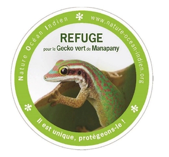Autocollant Refuge Gecko